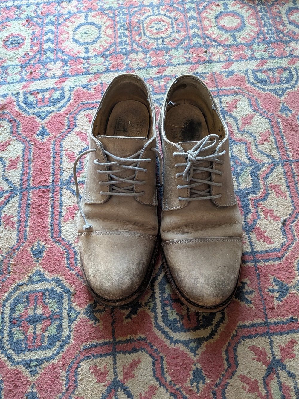 Women's Grey Frye Oxfords
